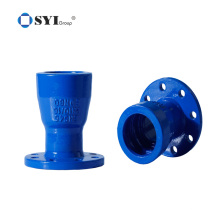 Ductile iron DI Pipe fittings for PVC Pipes ISO 2531 6 inch pvc pipe fittings Tflange socket